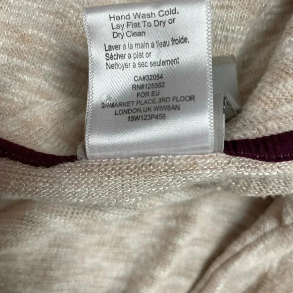 Dolan Anthropologie Open Cream Cardigan Hoodie  Size XS - Picture 8 of 8